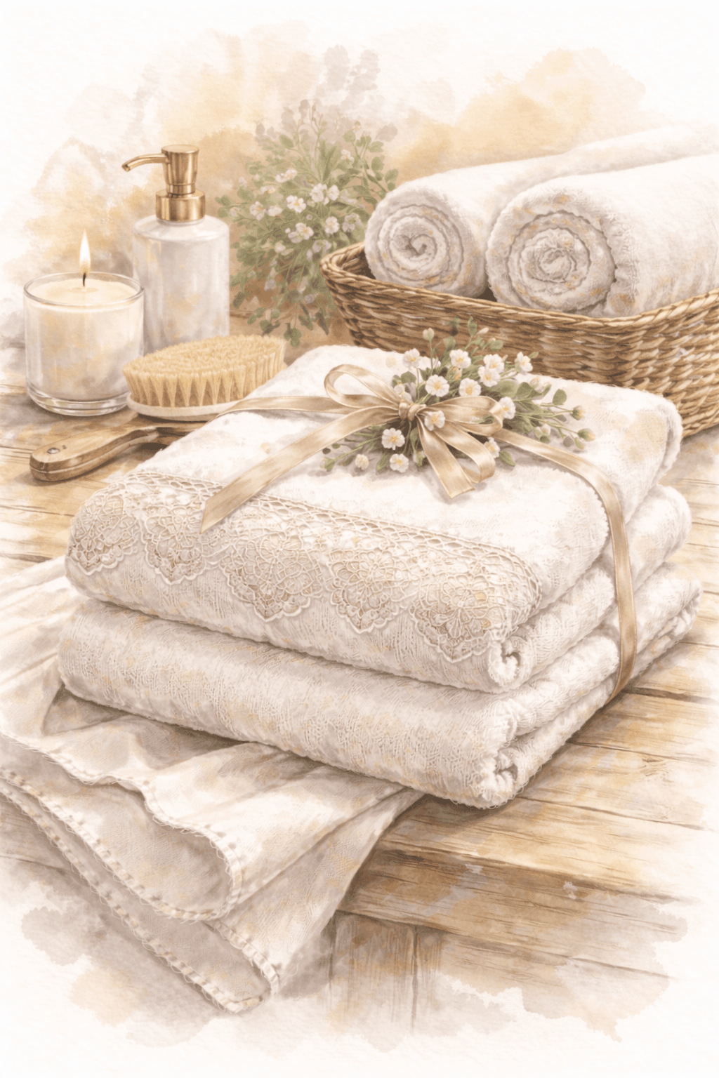 Conjunto de toalhas de banho