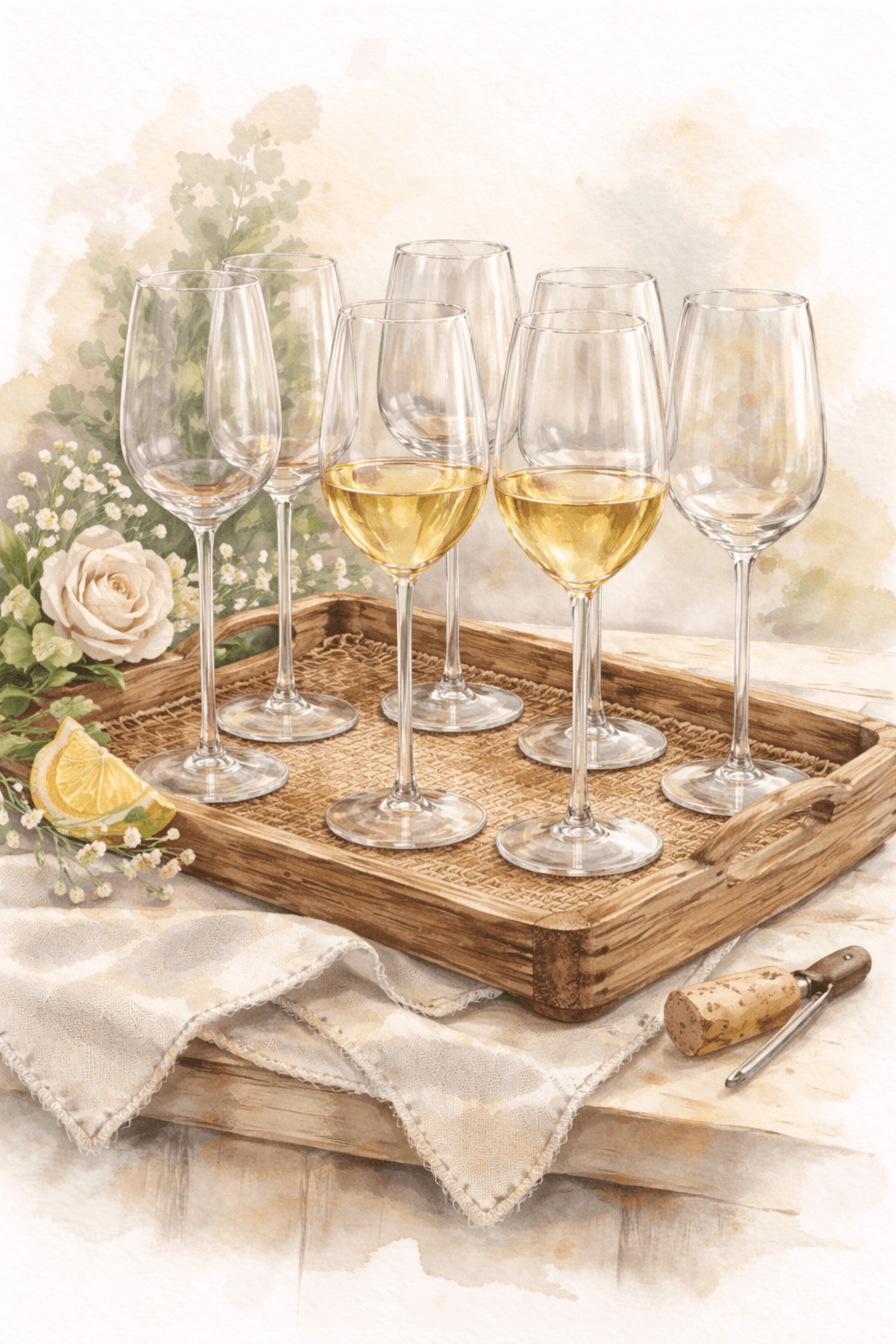 Jogo de taças de vinho (6 unidades)